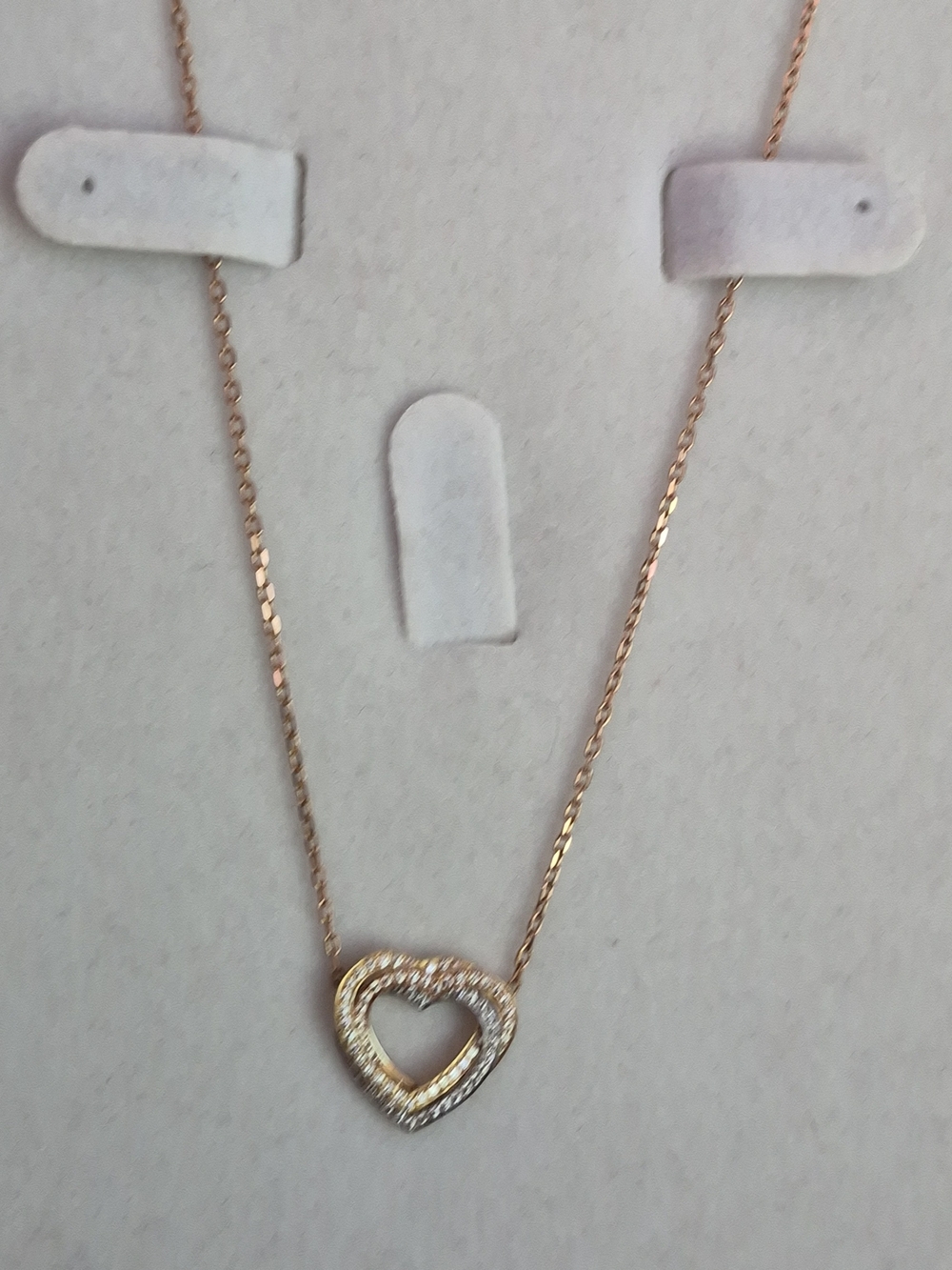 Cartier Trinity 18K Gold three-color necklace with diamond pendant - Picture 7 of 7